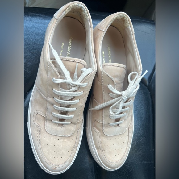 Common projects Achilles Mens Beige Tan Suede 43 US 10 - Picture 1 of 10